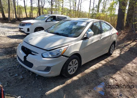 2016 Hyundai Accent Se из США, поврежденный, VIN KMHCT4AE7GU125646